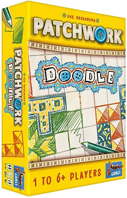 Patchwork doodle board game