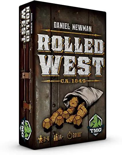 Rolled west board game