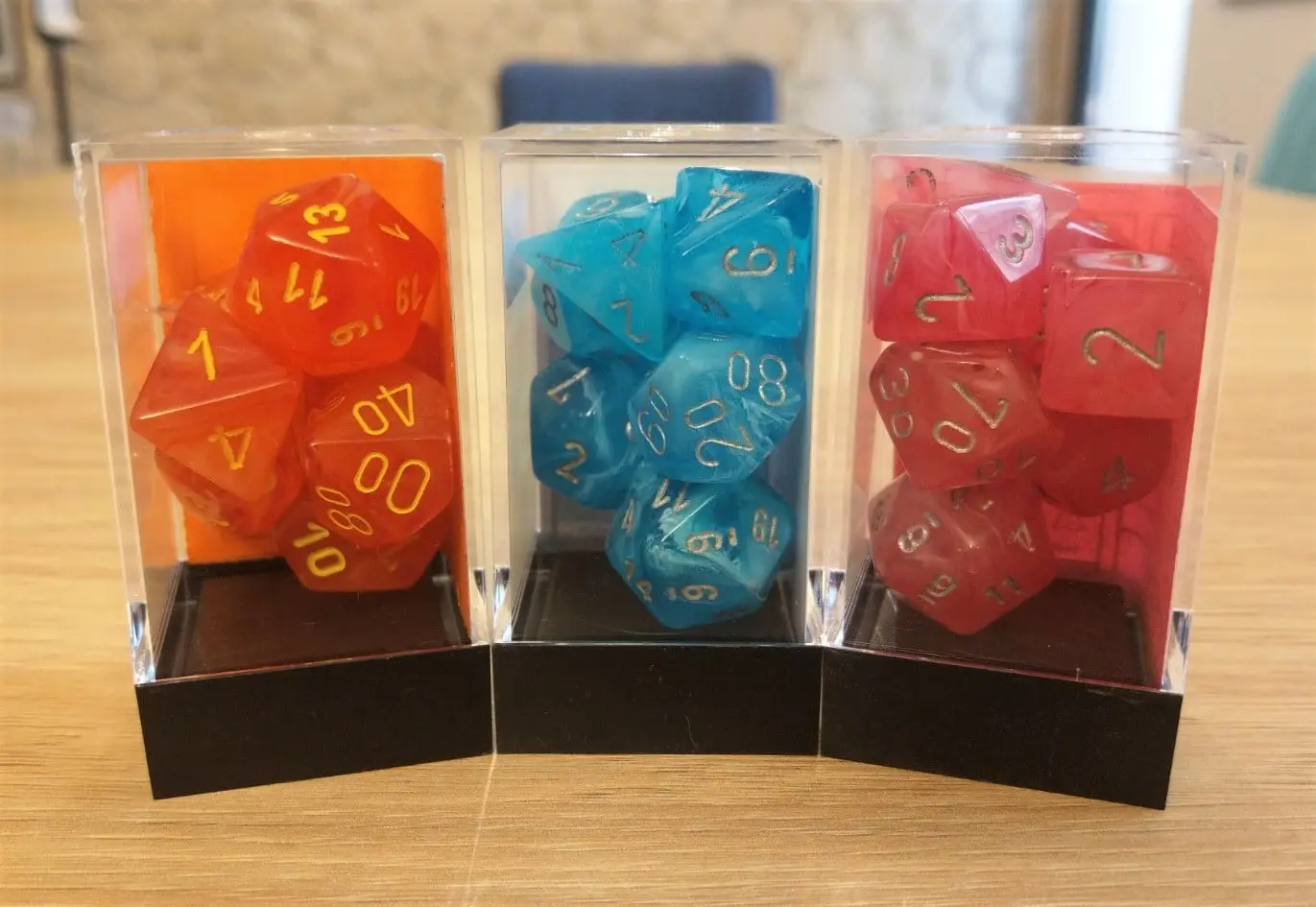 Dungeons and Dragons Gift Guide Chessex Glow in the Dark dice