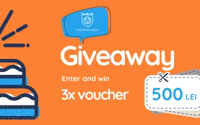 Enter the giveaway and win 3x vouchers 500 lei each